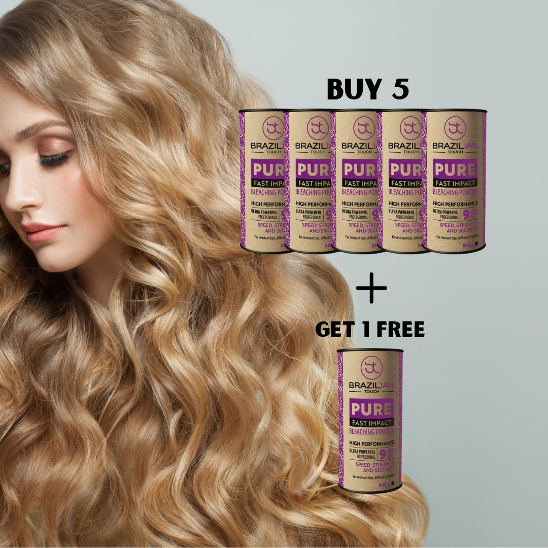 PROMO PURE Fast Impact - Brazilian Touch Bleach Powder Buy 5 Get 1 FREE