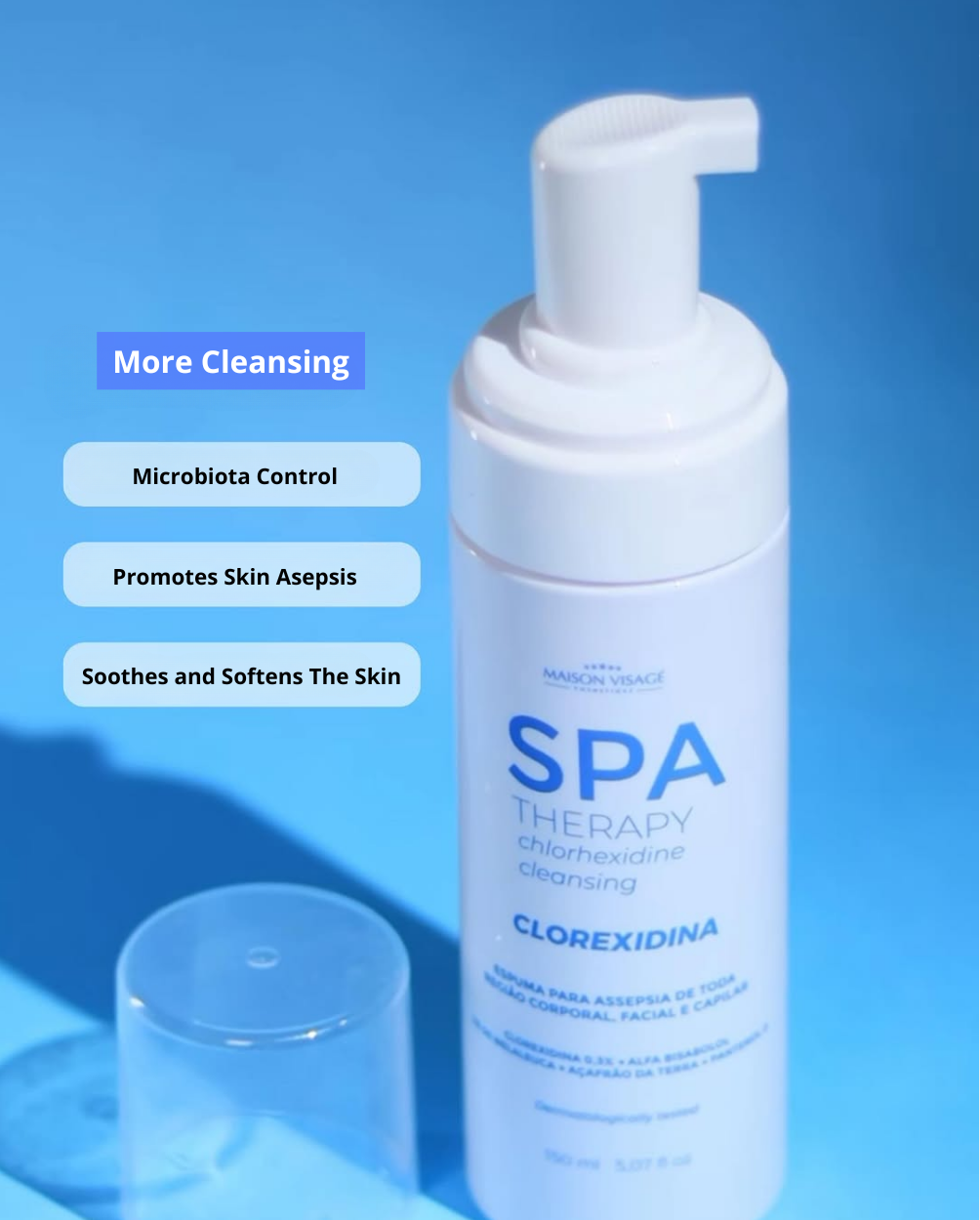 Clorexidina Foam Cleanser - 5.07fl.oz/150ml