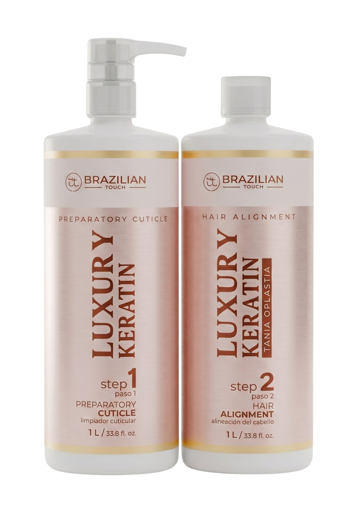 BRAZILIAN TOUCH LUXURY KERATIN (STEP 1+ STEP 2)