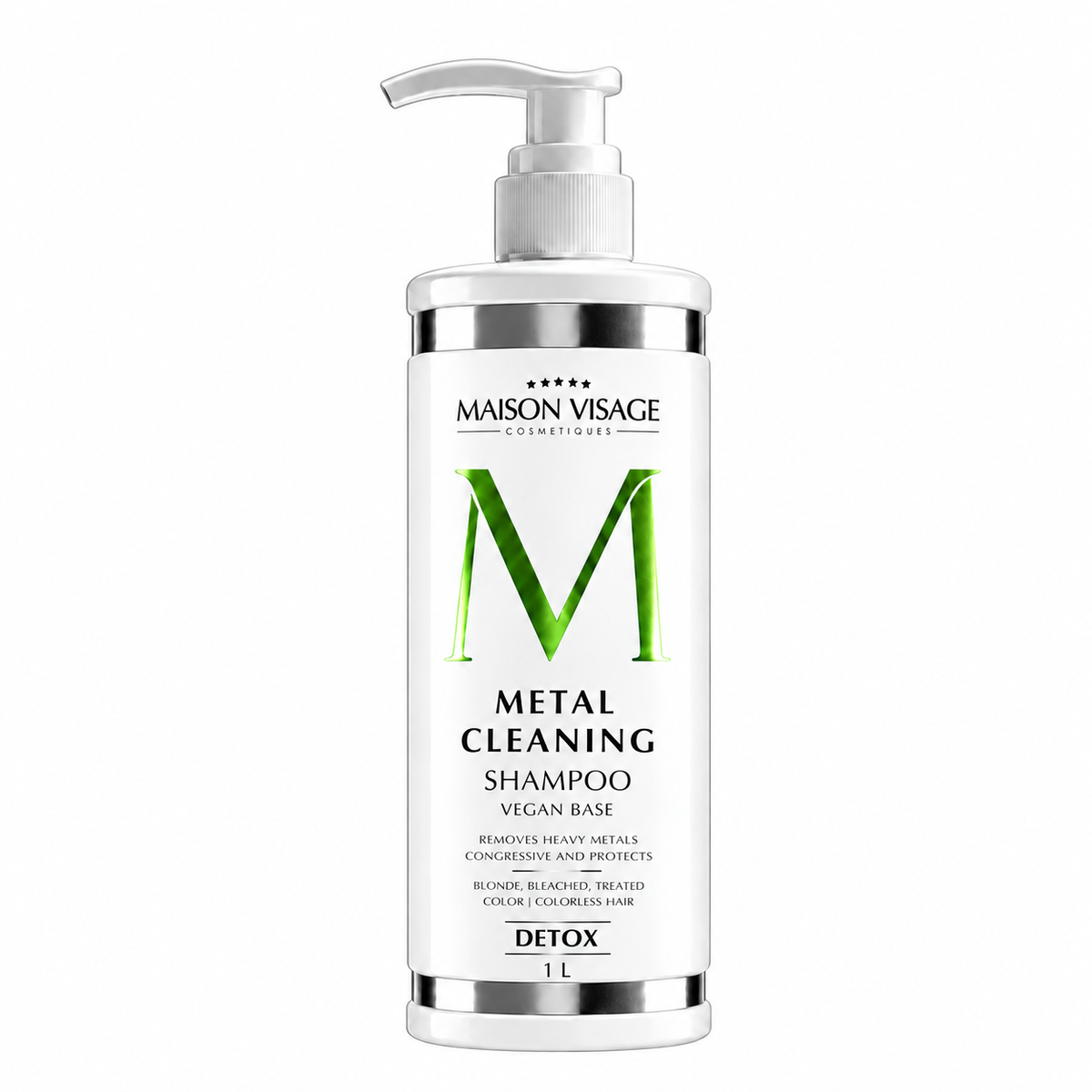 Maison Visage Metal Cleaning Shampoo 1L on a white background
